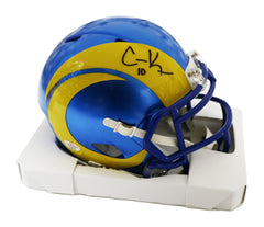 Cooper Kupp Los Angeles Rams Signed Autographed Football Mini Helmet PAAS COA
