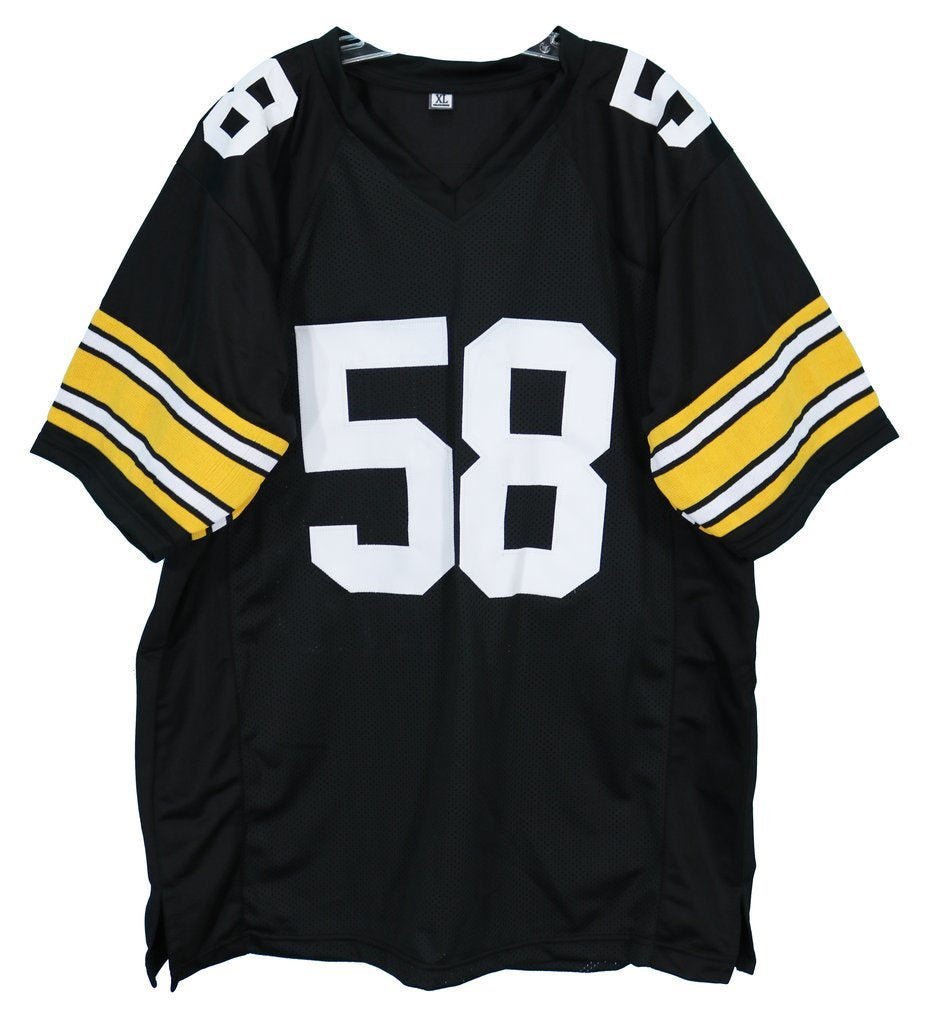 Jack Lambert Signed Pittsburgh Steelers Jersey. Football