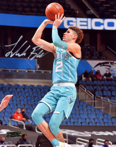 LaMelo Ball Charlotte Hornets Signed Autographed 8" x 10" Photo Heritage Authentication COA