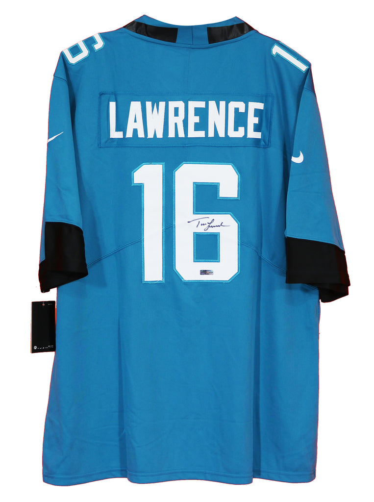 Trevor Lawrence Jacksonville Jaguars Autographed 16'' x 20'' Teal