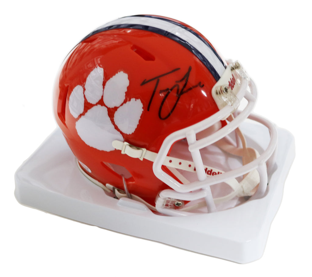 Trevor Lawrence Clemson Tigers Signed Autographed Mini Helmet PAAS
