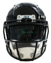 Trevor Lawrence Jacksonville Jaguars Signed Autographed Football Visor with Riddell Full Size Speed Replica Football Helmet Heritage Authentication COA