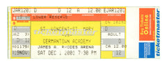 Lebron James St. Vincent-St. Mary High School Game Ticket December 1 2001 -James 38pts