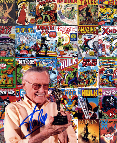 Stan Lee Marvel Comics Signed Autographed 8" x 10" Marvel Comics Photo PAAS COA