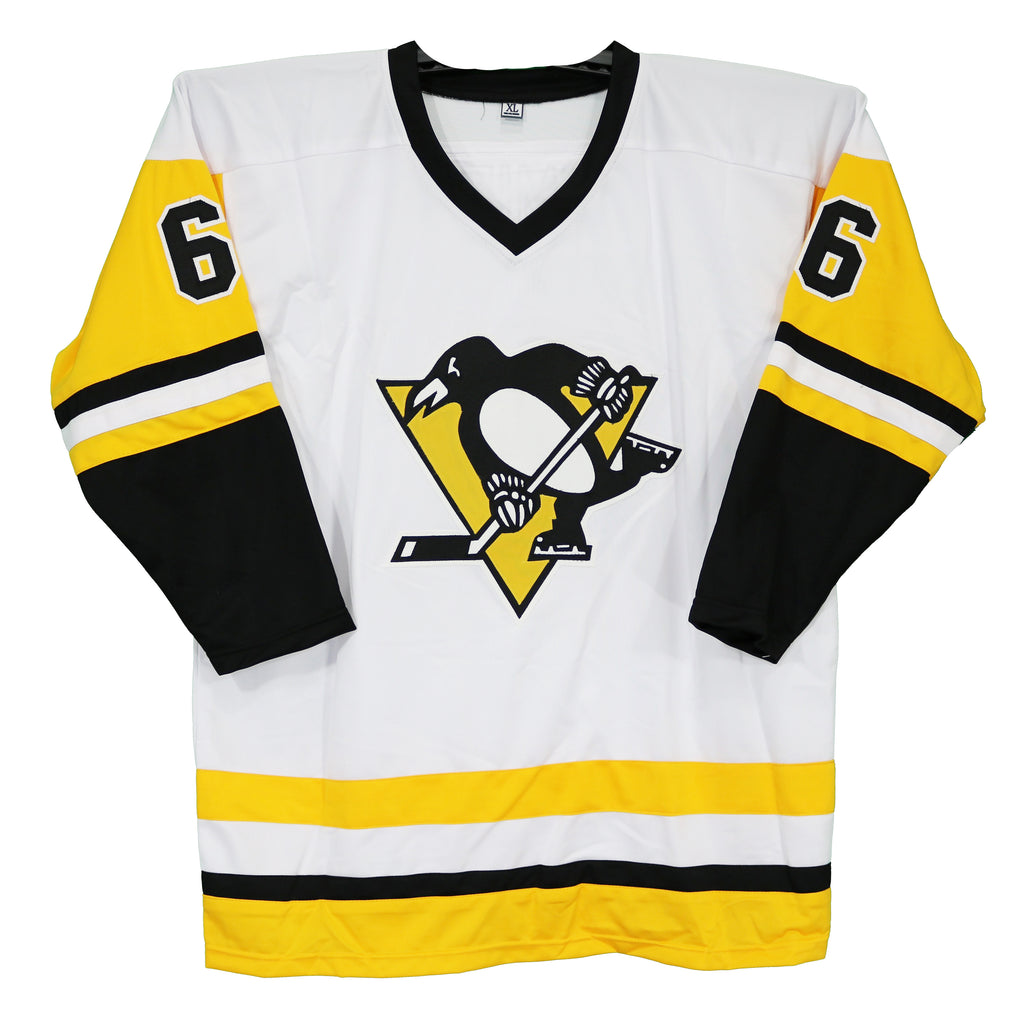 Mario Lemieux Signed Pro Pittsburgh Penguins White Hockey Jersey