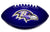 Ray Lewis Baltimore Ravens Signed Autographed Purple Ravens Logo Football PAAS COA