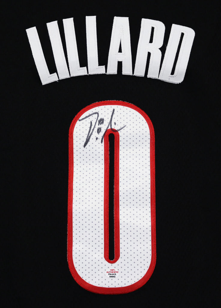 Damian Lillard Autographed Portland Trail Blazers Nike Red