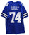 Bob Lilly Dallas Cowboys Signed Autographed Blue #74 Custom Jersey JSA Witnessed COA