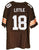 Greg Little Signed Autographed Cleveland Browns Brown #18 Jersey - DISCOLORATION