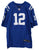 Andrew Luck Indianapolis Colts Blue #12 Jersey Facsimile Autograph