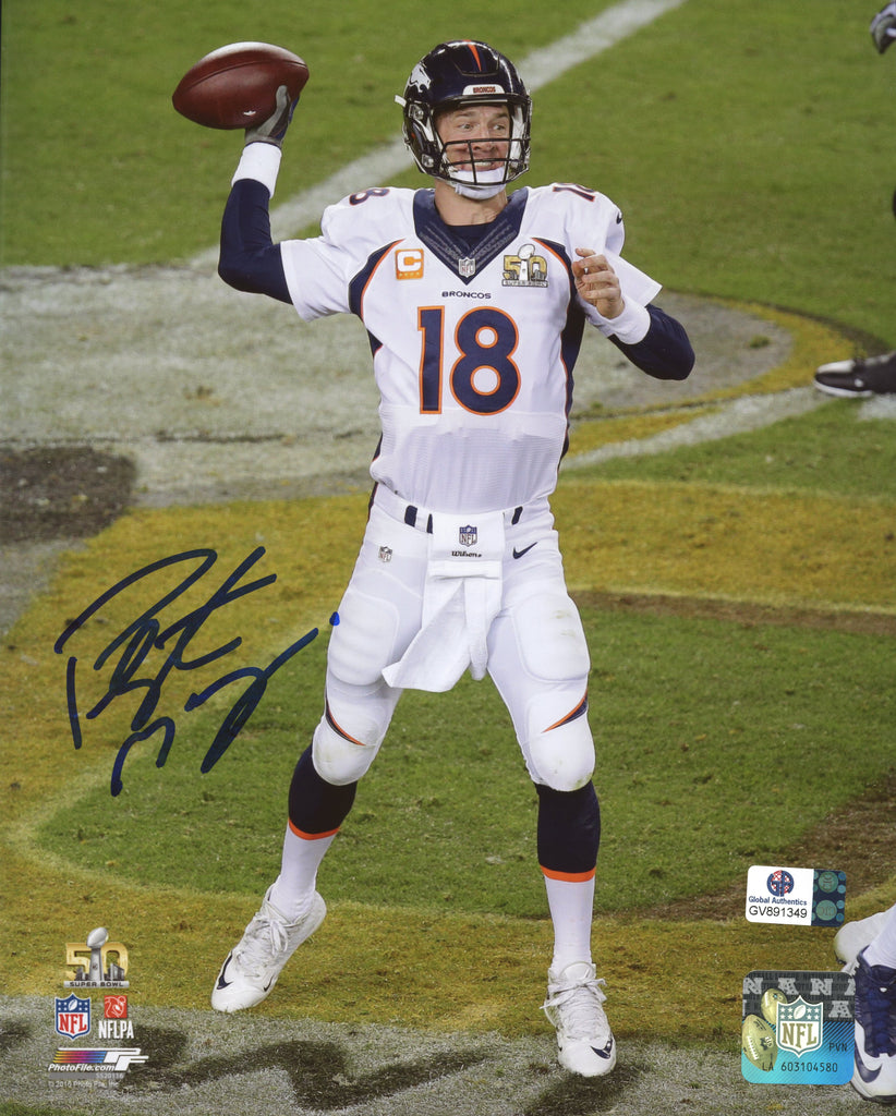 Peyton Manning Denver Broncos & Indianapolis Colts Autographed