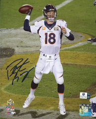 Peyton Manning Denver Broncos Signed Autographed 8" x 10" Super Bowl Photo Global COA