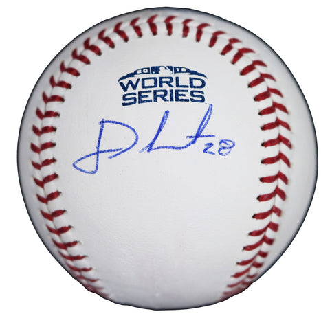 J.D. Martinez Boston Red Sox Signed Autographed Rawlings 2018 World Series Official Baseball Global COA with Display Holder