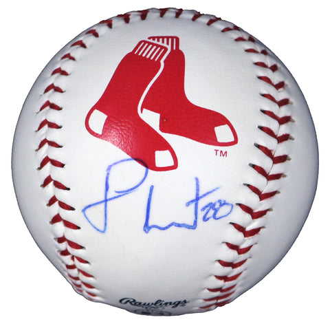 J.D. Martinez Boston Red Sox Signed Autographed Rawlings Official Major League Logo Baseball PAAS COA with Display Holder - FADED SIGNATURE