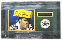 Clay Matthews III Green Bay Packers Signed Autographed 22" x 14" Framed Cheesehead Photo