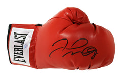Floyd Mayweather Jr. Signed Autographed Red Everlast Boxing Glove Pinpoint COA