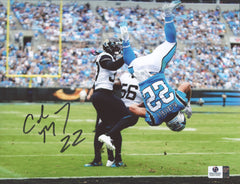 Christian McCaffrey Carolina Panthers Signed Autographed 8" x 10" Photo Global COA