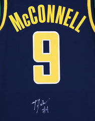 T.J. McConnell Indiana Pacers Signed Autographed Blue #9 Jersey JSA COA