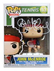 John McEnroe Signed Autographed Tennis FUNKO POP #03 Vinyl Figure Heritage Authentication COA - DAMAGED