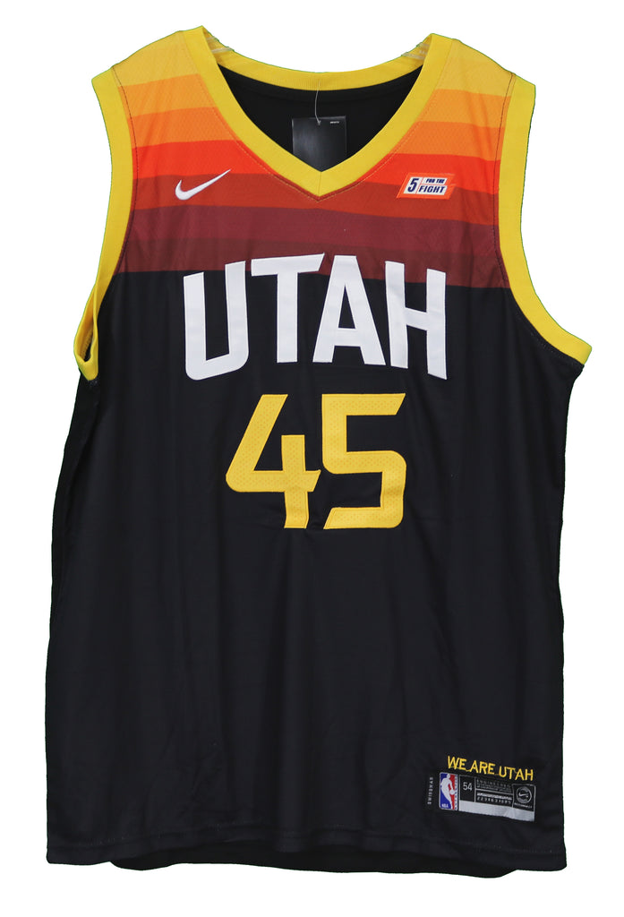 Donovan Mitchell AUTOGRAPHED Pro Style Utah Jazz Jersey w/ COA