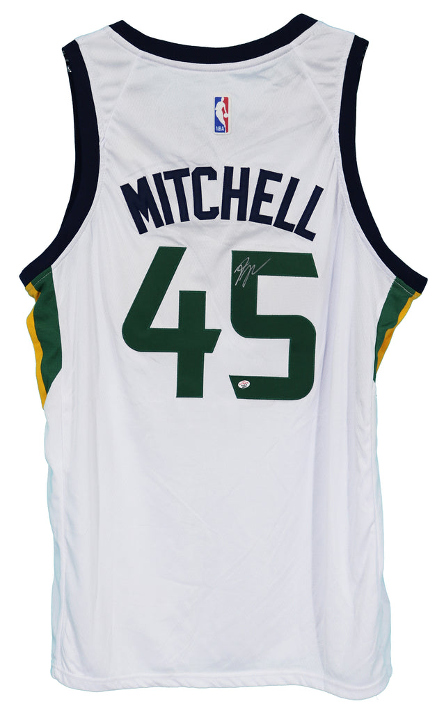 Donovan Mitchell Utah Jazz Fanatics Authentic Game-Used #45 Gold
