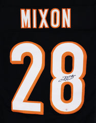 Joe Mixon Cincinnati Bengals Signed Autographed Black #28 Custom Jersey PAAS COA