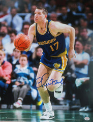 Chris Mullin Golden State Warriors Signed Autographed 11" x 14" Photo PAAS COA