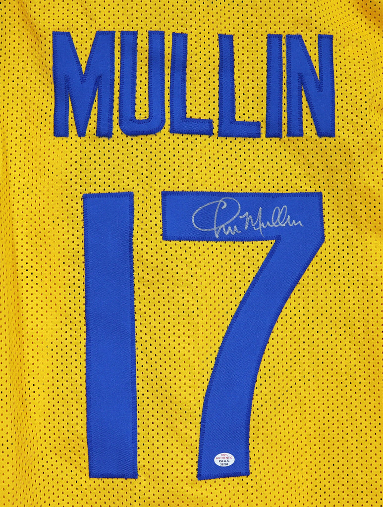 Chris Mullin Golden State Warriors Autographed Basketball Jersey