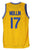 Chris Mullin Golden State Warriors Signed Autographed Retro Throwback Yellow #17 Custom Jersey PAAS COA
