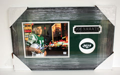 Joe Namath New York Jets Signed Autographed 22" x 14" Framed Photo