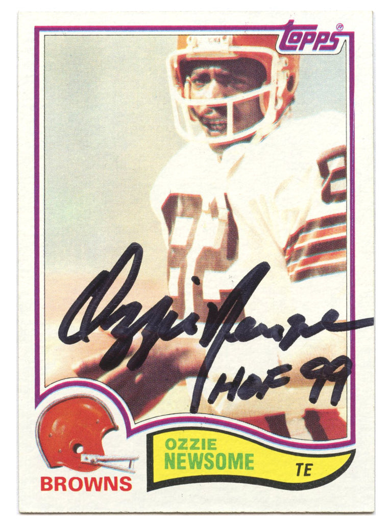 : Autographed/Signed Ozzie Newsome HOF 99 Cleveland