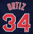 David Ortiz Boston Red Sox Signed Autographed Blue #34 Custom Jersey PAAS COA