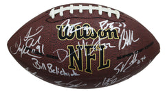 New England Patriots 2015-16 Team Signed Autographed Wilson NFL Football PAAS Letter COA Belichick Brady Gronkowski