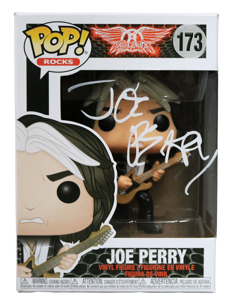 Joe Perry Aerosmith Signed Autographed FUNKO POP #173 Figure