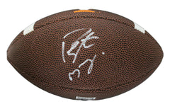 Peyton Manning Signed Autographed Tennessee Volunteers Logo Mini Football Heritage Authentication COA