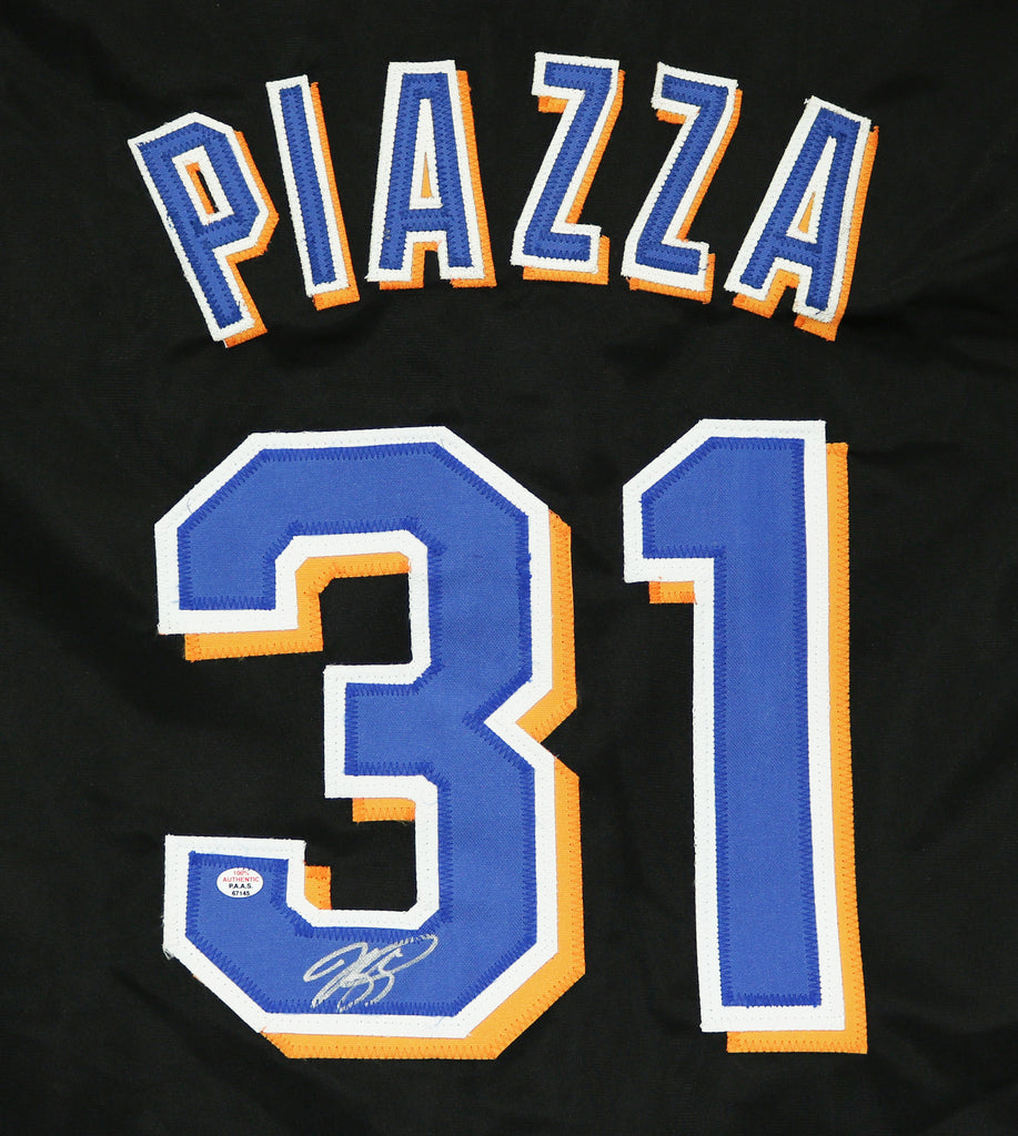 Mike Piazza Black Name & Number - #31 Baseball New York Mets T-Shirt