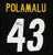 Troy Polamalu Pittsburgh Steelers Signed Autographed Black #43 Custom Jersey PAAS COA