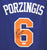 Kristaps Porzingis New York Knicks Signed Autographed Blue #6 Jersey JSA COA
