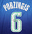 Kristaps Porzingis Dallas Mavericks Signed Autographed Blue City Edition #6 Jersey PAAS COA
