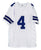 Dak Prescott Dallas Cowboys Signed Autographed White #4 Custom Jersey PAAS COA