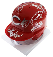 Cincinnati Reds 2015 Team Signed Autographed Mini Batting Helmet Authenticated Ink COA Votto Chapman