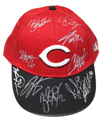 Cincinnati Reds 2014 Signed Autographed Cap Hat Authenticated Ink COA - 10 Autographs - Votto Chapman
