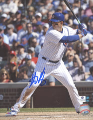 Anthony Rizzo Chicago Cubs Signed Autographed 8" x 10" Batting Photo Global COA