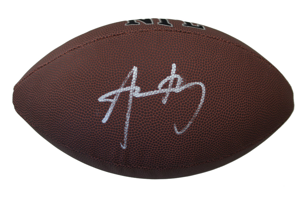aaron rodgers signed football