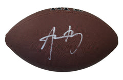 Aaron Rodgers New York Jets Signed Autographed Wilson NFL Football Heritage Authentication COA