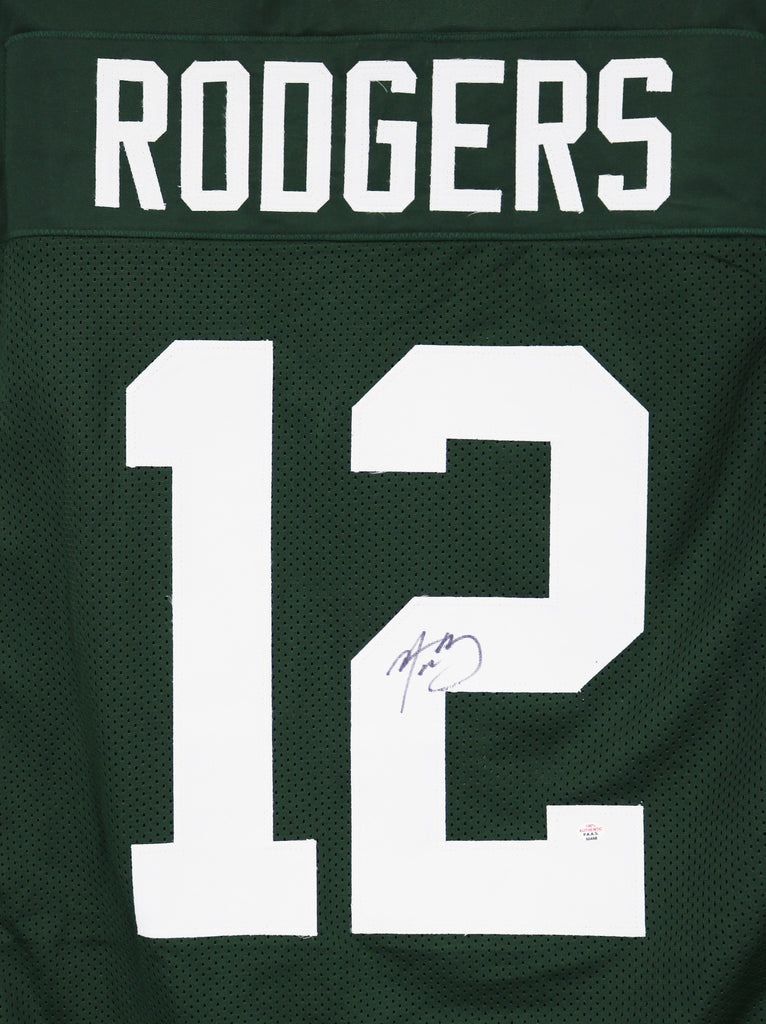 Green Bay Packers #12 Aaron Rodgers Custom Stitched Jersey - AME