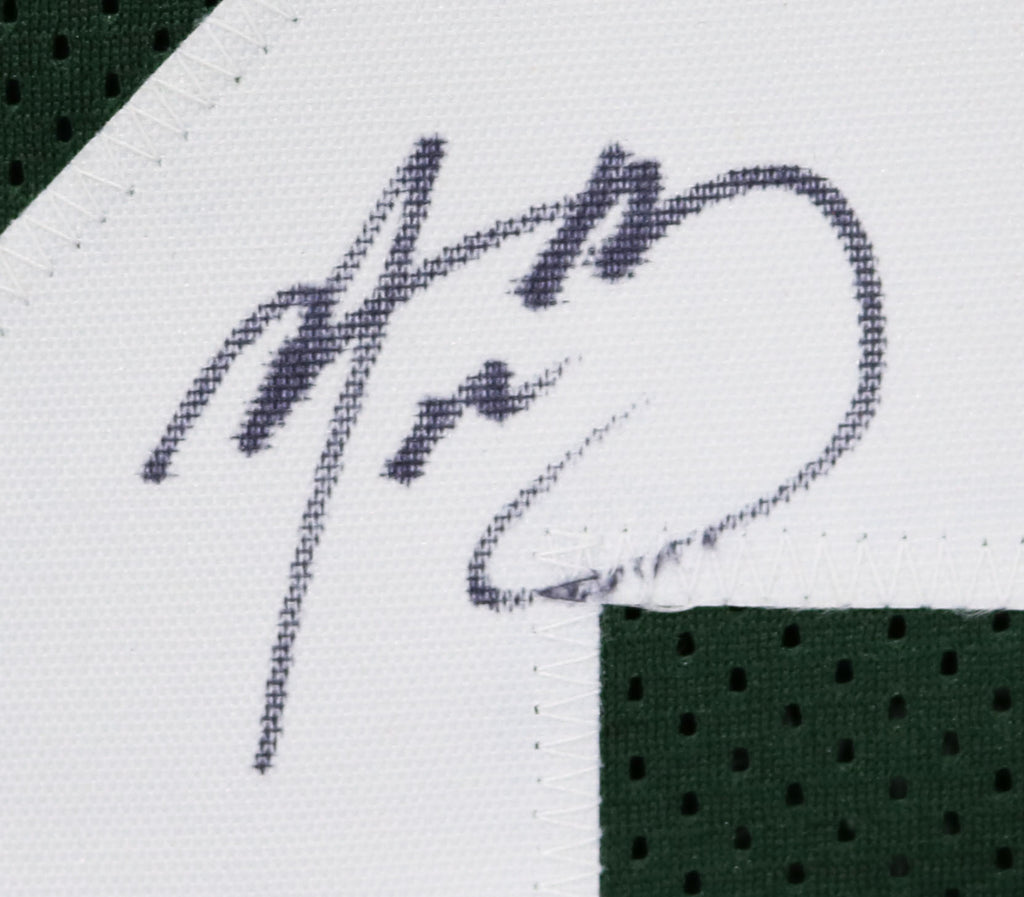 Aaron Rodgers Green Bay Packers Autographed Green Custom Jersey