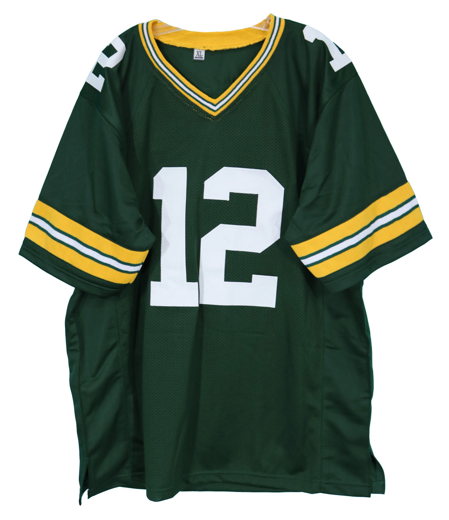 Green Bay Packers #12 Aaron Rodgers Custom Stitched Jersey - AME