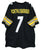 Ben Roethlisberger Pittsburgh Steelers Signed Autographed Black #7 Custom Jersey Global COA