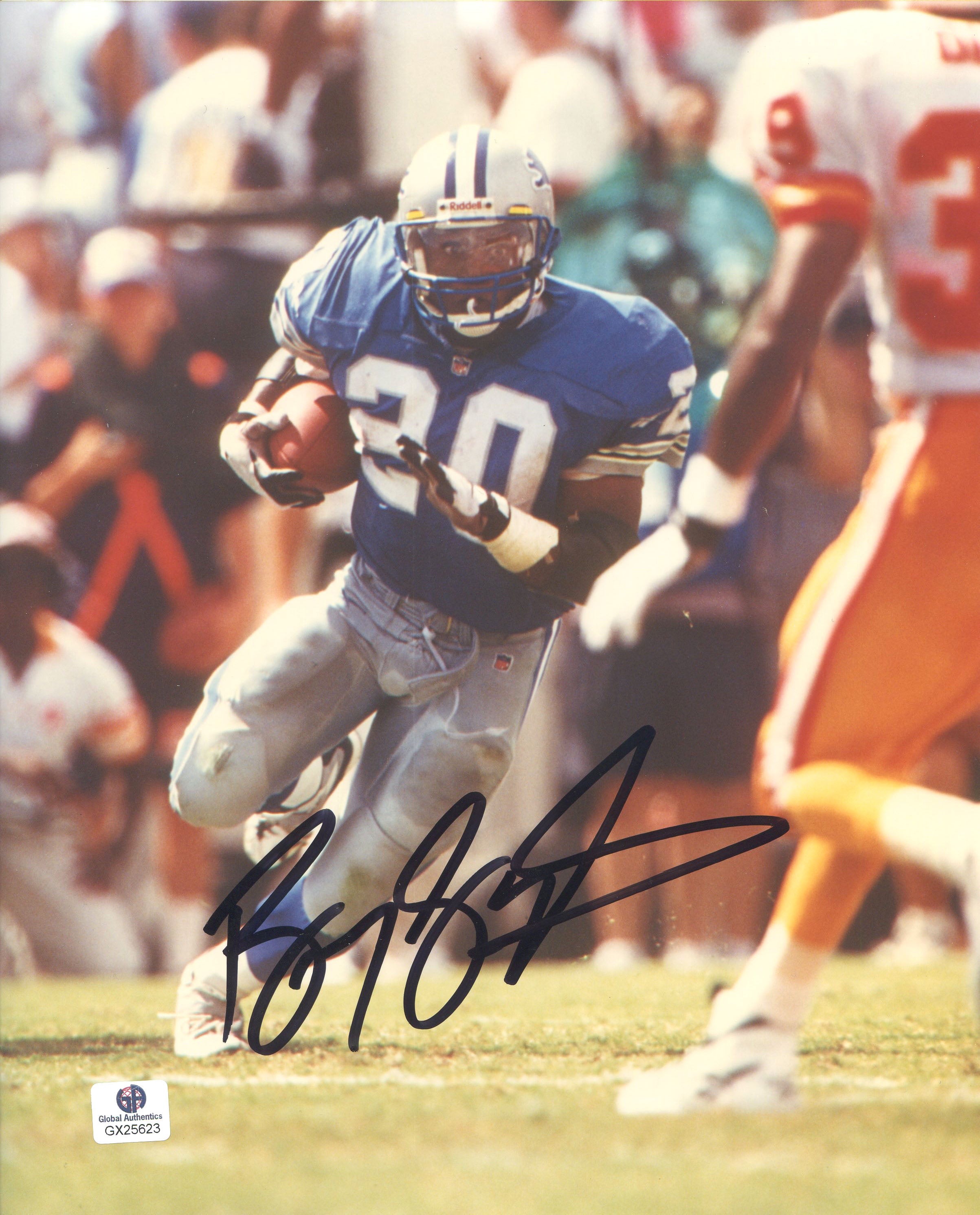 Barry Sanders Detroit Lions Signed Autographed 8